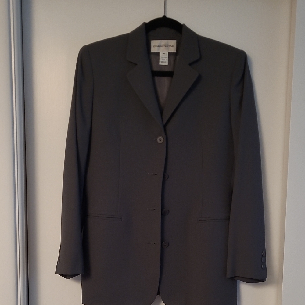 Evan Picone Charcoal Blazer